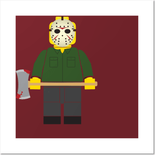 Jason Voorhees Brick Guy Posters and Art